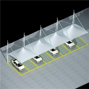 膜結構汽車停車棚