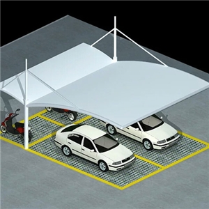 膜結構汽車停車棚